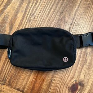 Black Lululemon Belt Bag